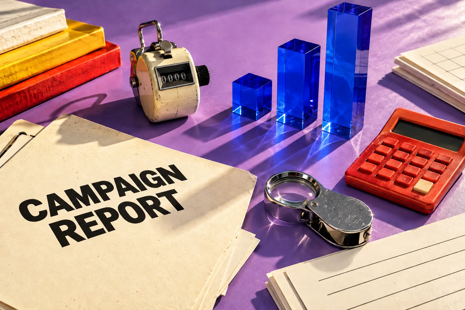 A campaign report ready to review